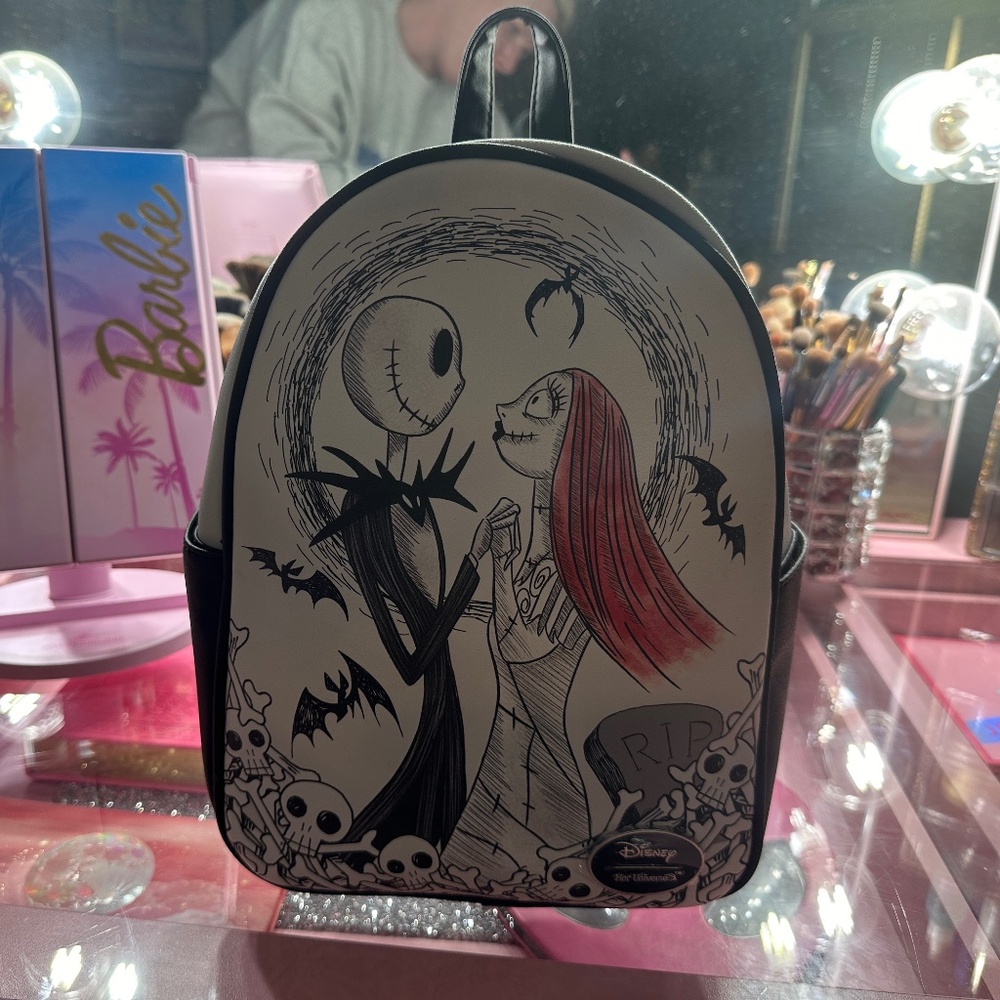 Disney Her Universe Jack & Sally Backpack! NWT